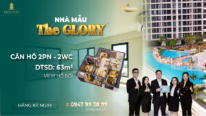 Căn hộ 2 phòng ngủ 63m² view hồ bơi Midori Park – The GLORY giá tốt nhất thị trường