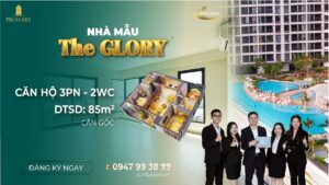 Căn hộ góc 3 phòng ngủ 85m² Midori Park – The GLORY giá tốt nhất thị trường