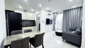 Căn hộ góc 2 phòng ngủ 70m² tầng cao hướng Đông Happy One Central