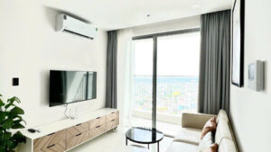 CHO THUÊ CĂN HỘ GÓC 2 PHÒNG NGỦ FULL NỘI THẤT – HAPPY ONE CENTRAL