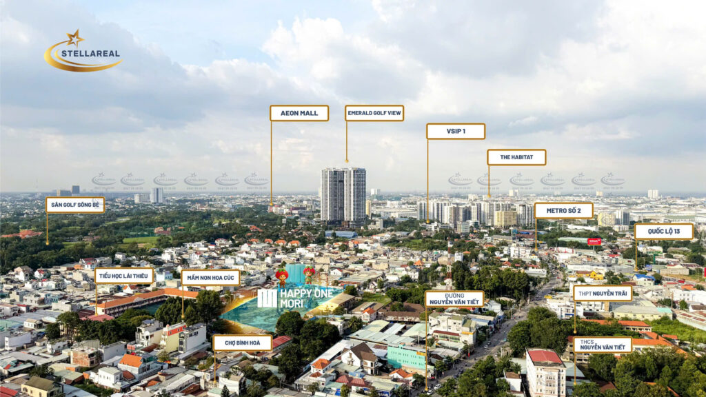 TIỆN ÍCH NGOẠI KHU HAPPY ONE MORI - STELLAREAL