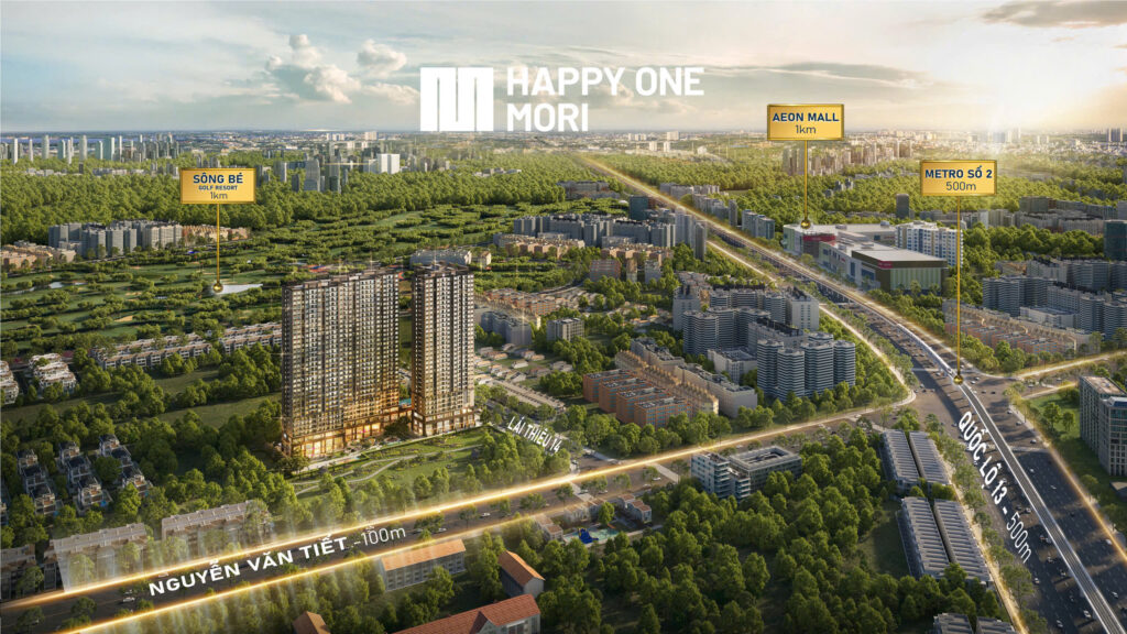 Vị trí Happy One Mori - Stellareal